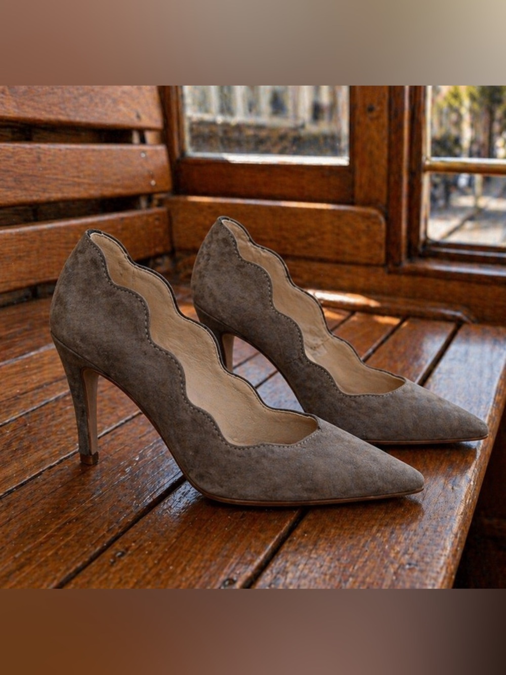 Chinese Laundry Savvy Suede Pointed Toe Pumps | Parisian Chic Heels - Picture 3 of 10